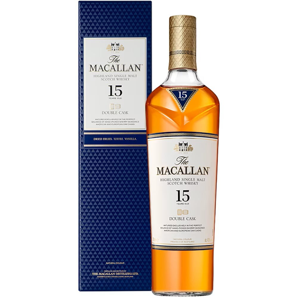 ウイスキー The Macallan 15 Year Old Double Cask Macallan Double Cask 15 YO 0,7L 43% – iDrinks.ro