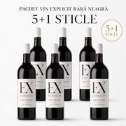 Pachet Vin Explicit Rara Neagra 5+1