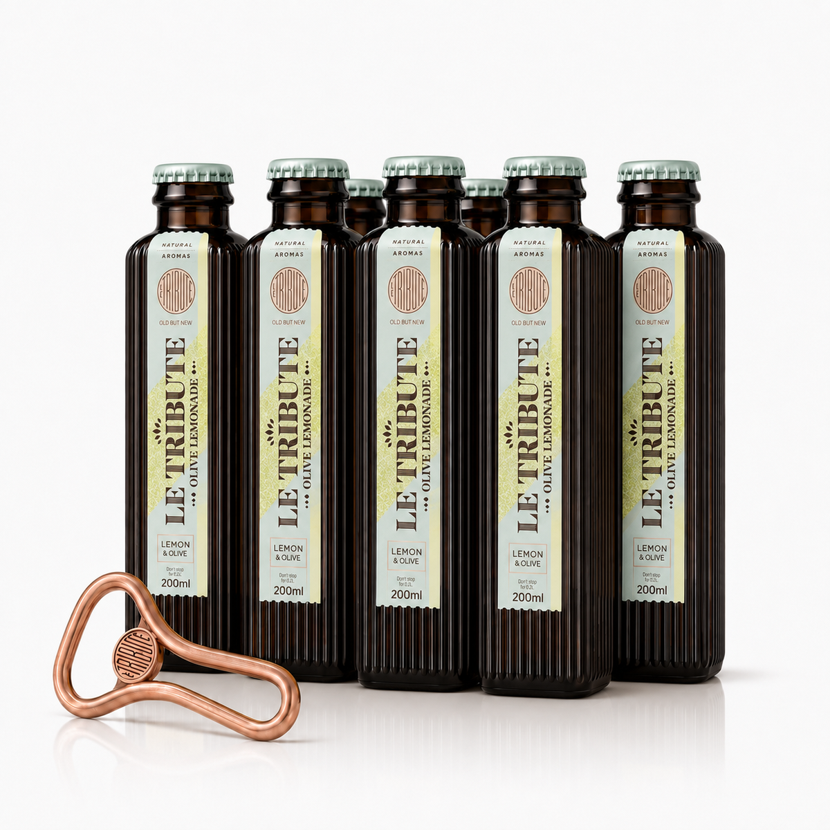 Le Tribute Olive Lemonade 0.2L x 6 + desfacator