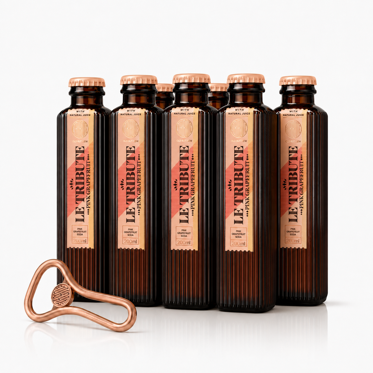 Le Tribute Pink Grapefruit 0.2L x 6 + desfacator