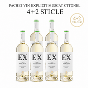 Pachet Vin Explicit Muscat Ottonel 4+2