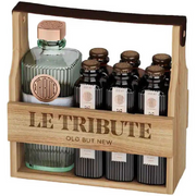 Le Tribute Gin + 6 Tonics Wooden Basket 0.7L 43%