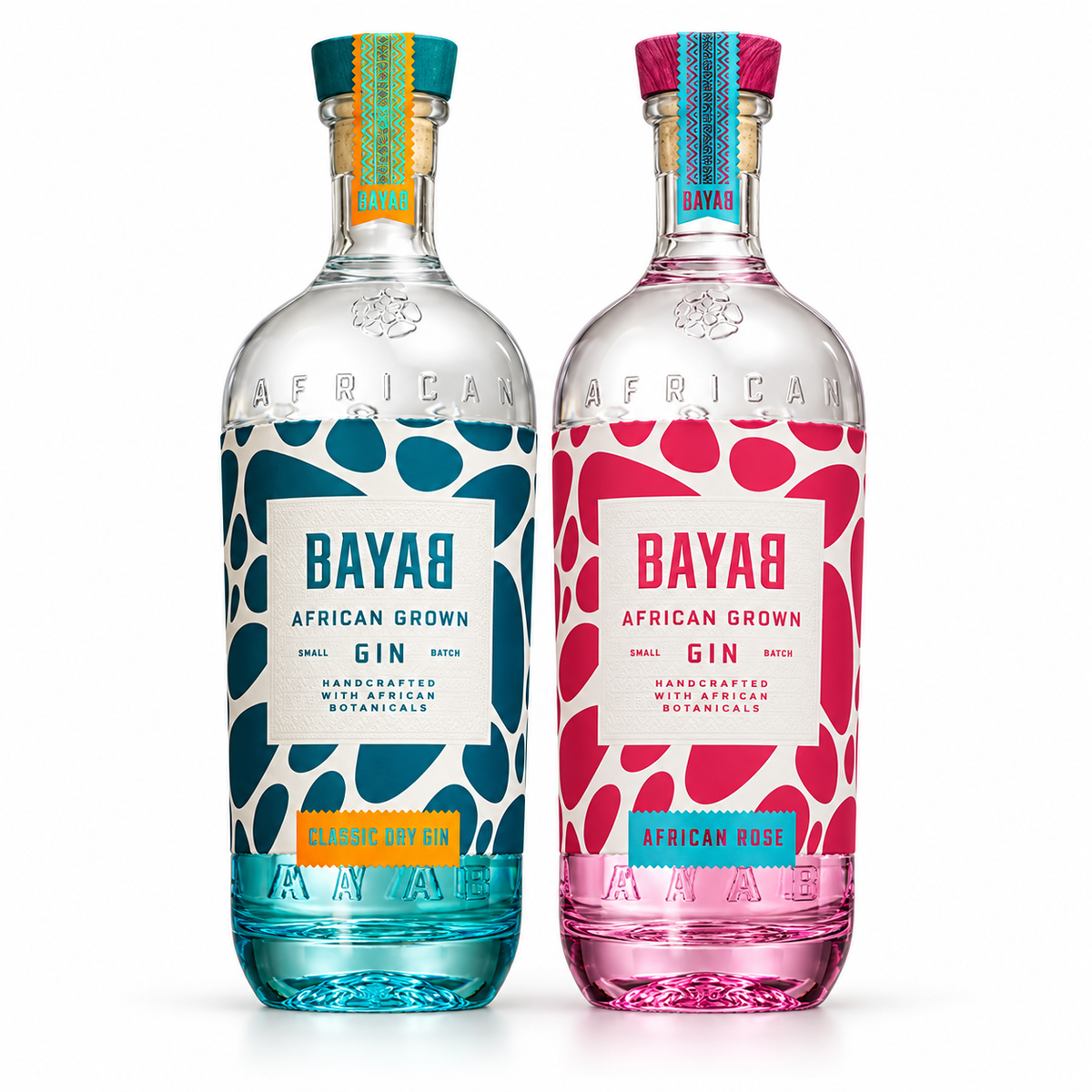 Bayab Rose Gin 0.7L 43% Pachet 1+1 Gratis