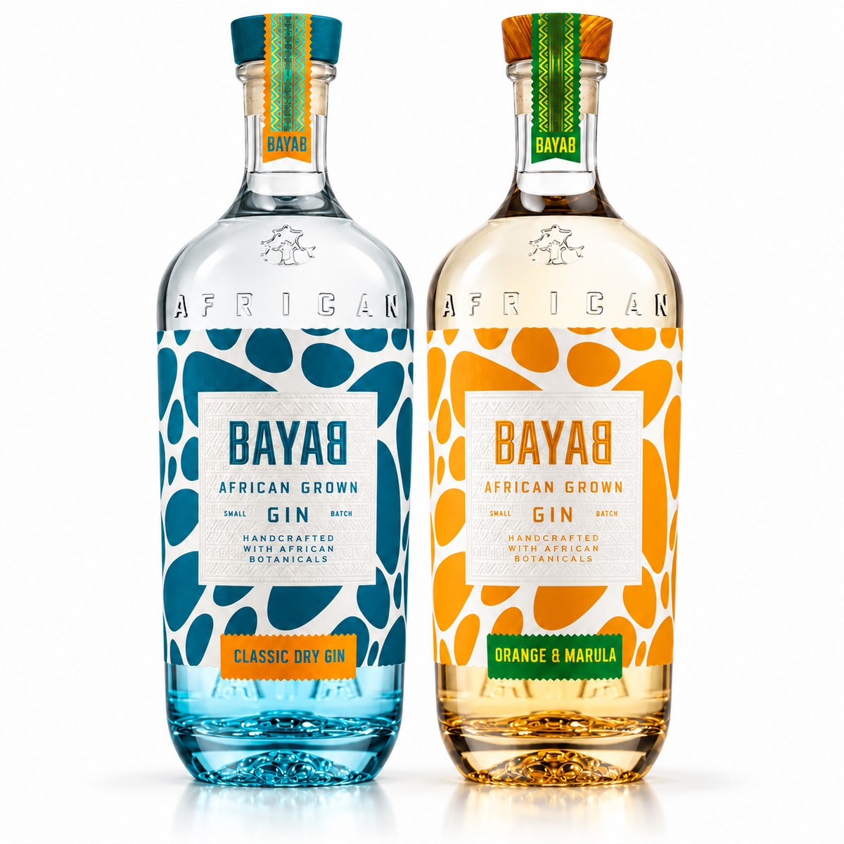 Bayab Orange & Marula Gin 0.7L 43% Pachet 1+1 Gratis