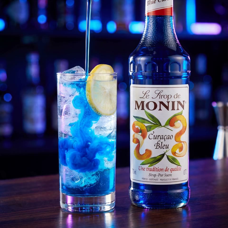 Siropuri pentru cocktailuri — Monin Curaçao Bleu