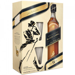 Johnnie Walker Black Label 12YO 0.7L 40 2 Pahare