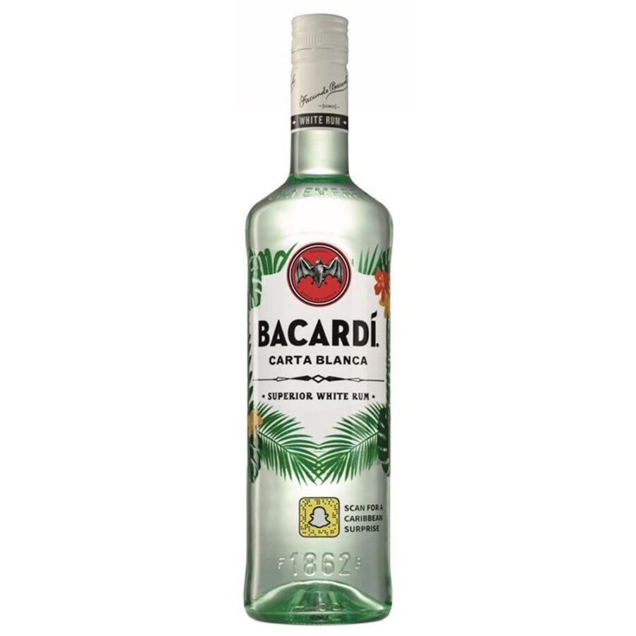 BACARDI CARTA BLANCA 37 5% 1L