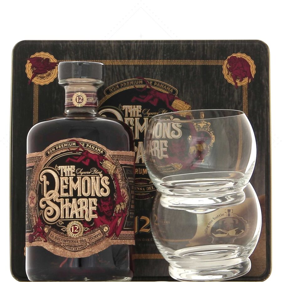 DEMONS SHARE 12YO RUM 41% 0 7L +2GL