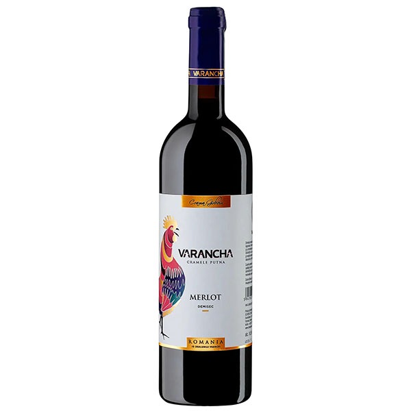 VARANCHA Merlot demisec 0 75L